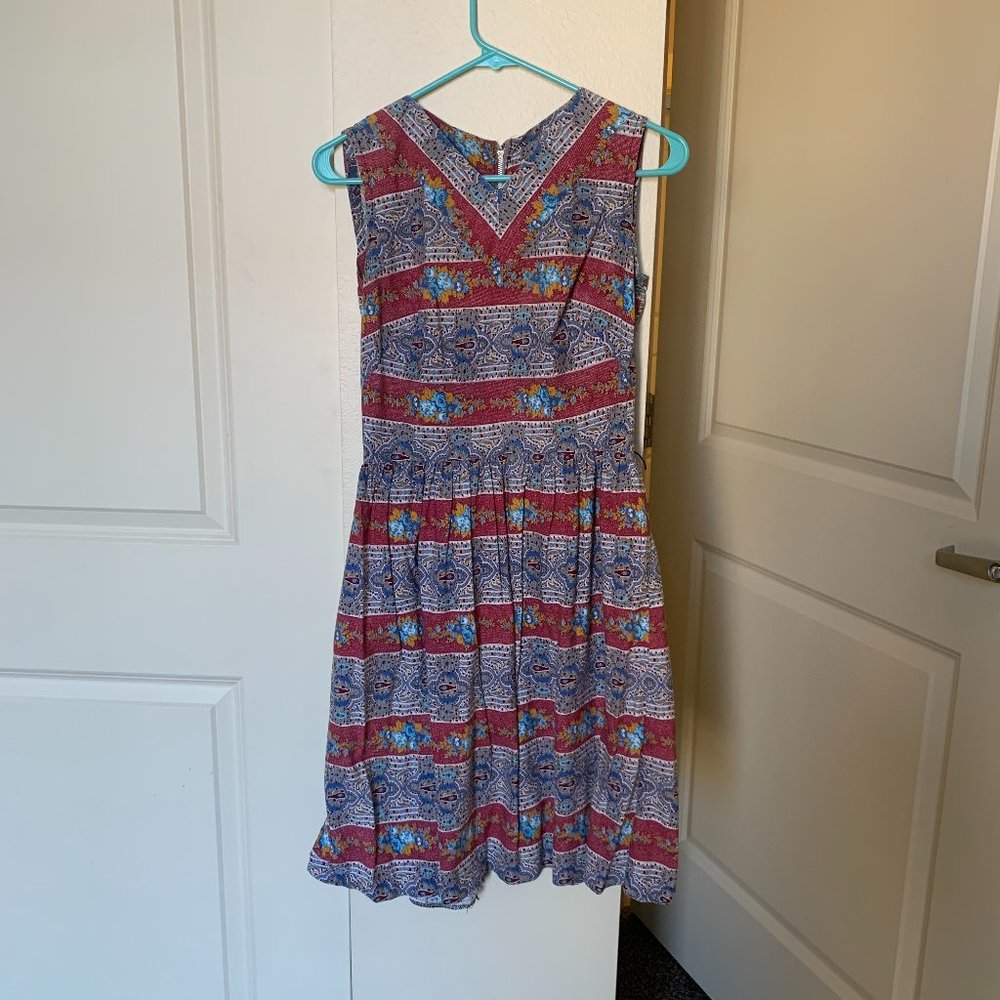 Retro paisley sundress